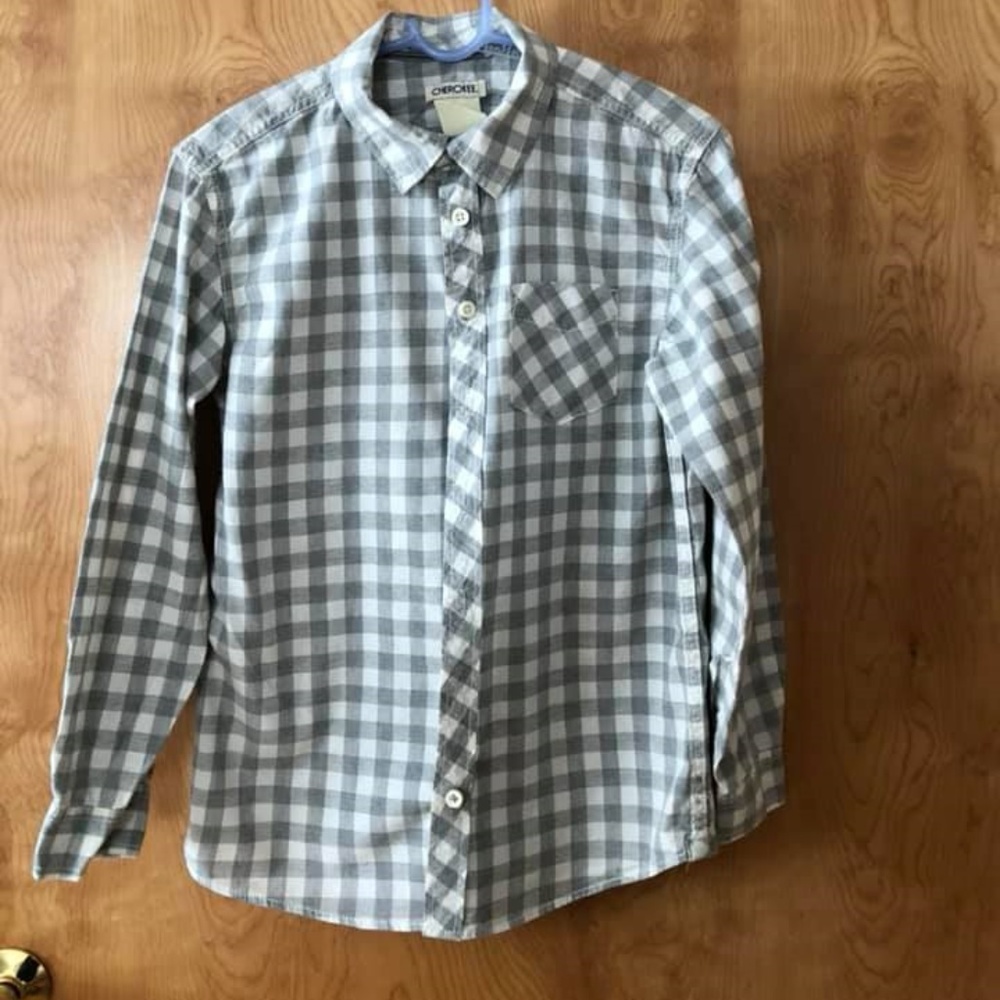 NWOT Boys Cherokee Button Down Shirt sz. L